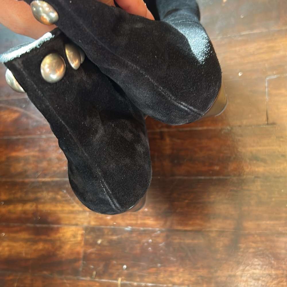 Isabel Marant Studded Black Ankle Boots - Picture 5 of 11